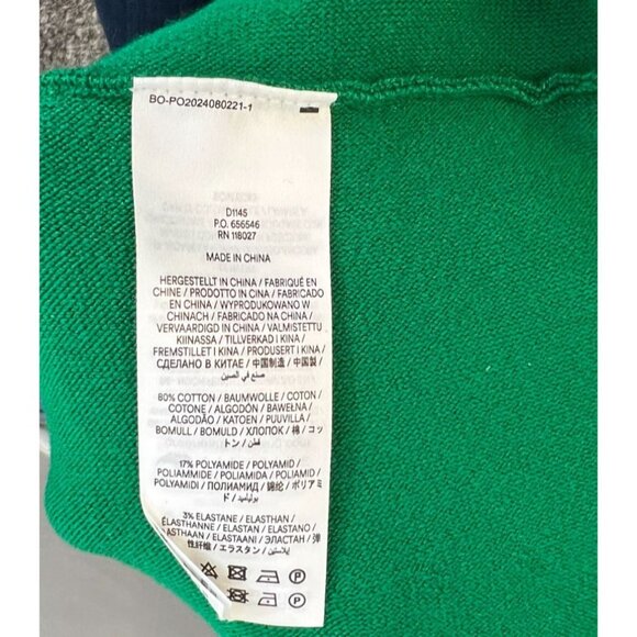 Boden Pru Scallop Henley Knitted Dress Rich Emerald Green Size 2 - Picture 7 of 7